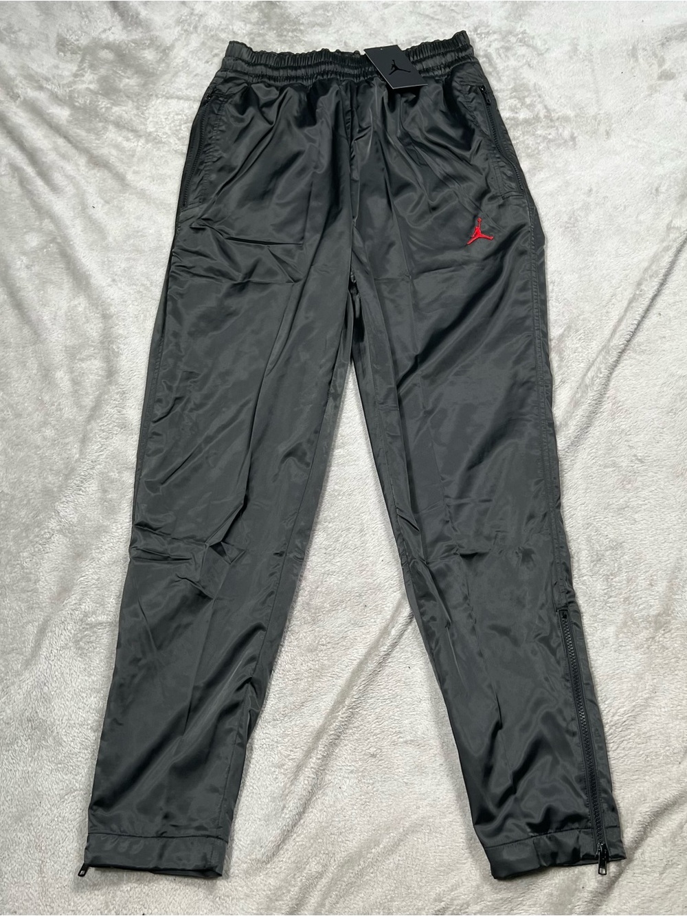 NWT Nike Jordan JSW AJ5 Satin Joggers Mens S Track Pants Mesh Lined AR3137-010